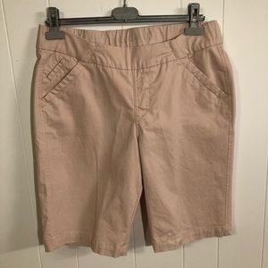 Jag Jeans Pink Classic Elastic Band Shorts Size 12P